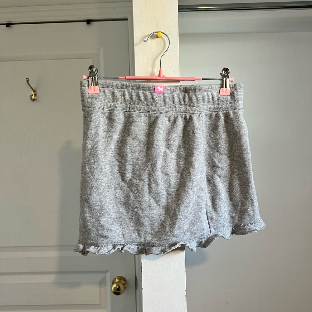 Gray Ruffle Mini Skirt - Picture 5 of 7